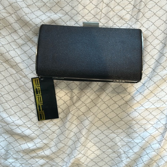sasha Handbags - Sasha rhinestone clutch wedding black tie